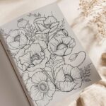 ⁦كتاب تلوين زهور Nassau Fine Art للماركر⁩ - الصورة ⁦6⁩