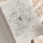 ⁦كتاب تلوين زهور Nassau Fine Art للماركر⁩ - الصورة ⁦5⁩